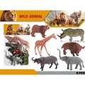 Animale sălbatice Wild Animal 6 buc. ambalaj