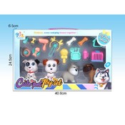 набор Cute Pet — резиновые собачки + аксессуары, коробка 932-14