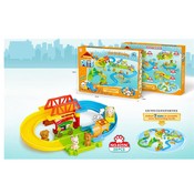 Набор Дорога, поезда и животные