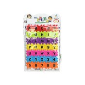 Буквы и цифры-пазлы (английские)