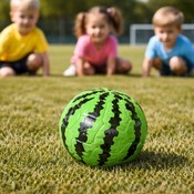 Minge gonflabilă mică în formă de pepene verde