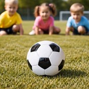 Minge gonflabilă mică de fotbal