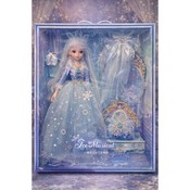 Păpușă Crăiasa Zăpezilor cu rochie de schimb, 70 cm