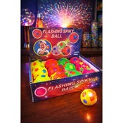 Jucărie cu mingi pe sfoară, cu luminiță, set 12 bucăți