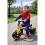 Bicicletă de echilibru cu cadru metalic și roți din plastic