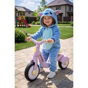 Bicicletă de echilibru cu cadru din plastic și roți din plastic