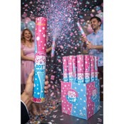 Show box cu confetti pentru Gender Reveal, set 12 bucăți, 40 cm