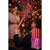 Show box cu confetti romantice, set 12 bucăți, 40 cm