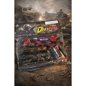 Jucărie-armă cu design grafic, patroane din gel și două accesorii