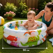 Piscină gonflabilă pentru copii 90 cm