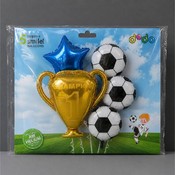 Set baloane din folie „Football” – 5 piese (DODO)
