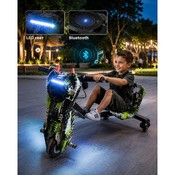 Mașină de drift cu conectivitate Bluetooth și lumini LED