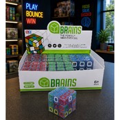 Cub Rubik transparent, set 6 buc.
