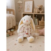 Jucărie de pluș „Iepuraș în rochiță” (35 cm)