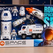Set „Space” cu capsulă, camion spațial și navetă