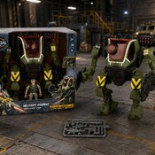 Robot militar de luptă cu figurină soldat