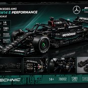 Set de construcție Mercedes-AMG F1 W14 E Performance, scara 1:8 – 1361 piese