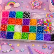 Set pentru brățări din elastice colorate