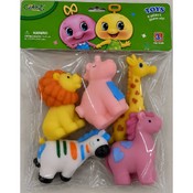 Мягкие животные для ванной и сенсорных игр