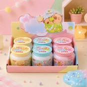 Show Box cu Slime Pastel Multicolor pentru Copii – 6 Bucăți