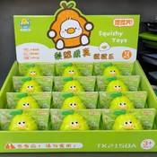 Show Box cu Jucării Squishy în Formă de Pară pentru Relaxare și Antistres 12 Buc.