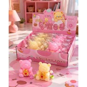 Show Box cu Squishy Ursuleț Împletit – 12 Bucăți