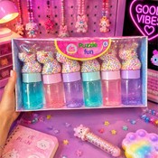 Mini Show Box cu Slime, Biluțe și Unicorn – 6 Bucăți