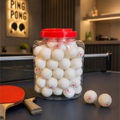 Set de mingi albe pentru tenis de masă – 60 buc.